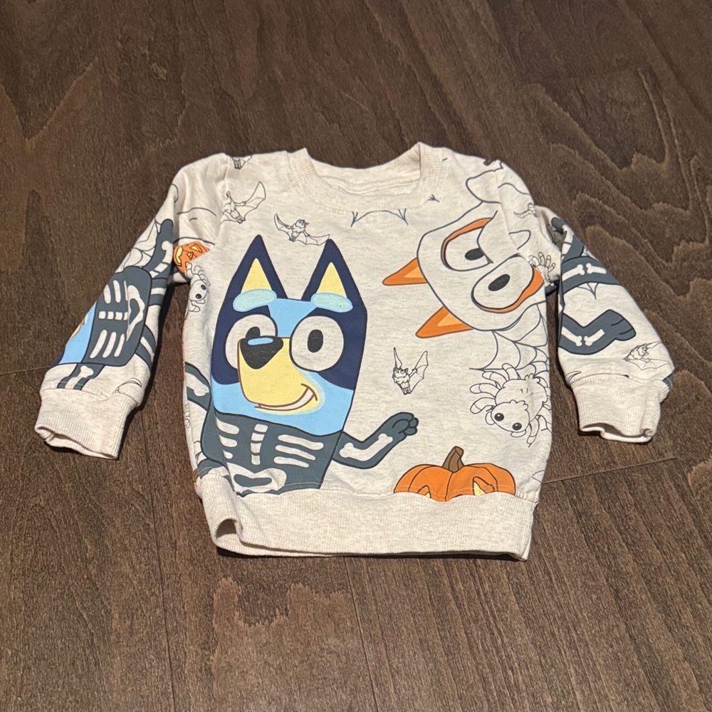 Kids Cartoon Skeleton Sweatshirt